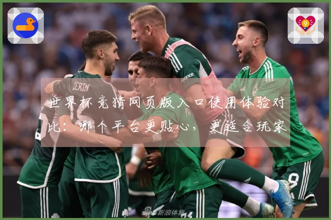 世界杯竞猜网页版入口使用体验对比：哪个平台更贴心，更适合玩家？