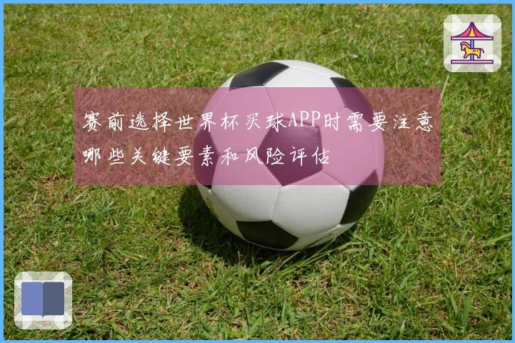 赛前选择世界杯买球APP时需要注意哪些关键要素和风险评估