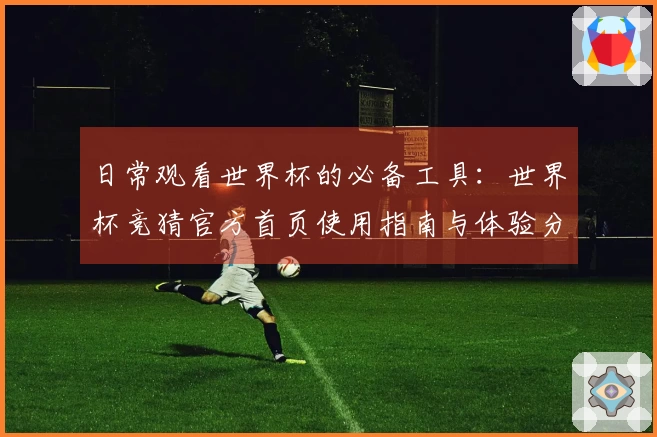 日常观看世界杯的必备工具：世界杯竞猜官方首页使用指南与体验分享