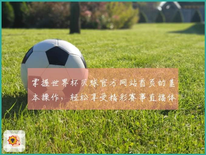 掌握世界杯买球官方网站首页的基本操作，轻松享受精彩赛事直播体验